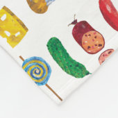 Eric Carle | Caterpillar en voedselpatroon Fleece Deken (Hoek)