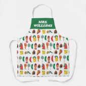 Eric Carle | Caterpillar en voedselpatroon Schort (Voorkant)