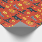 Eric Carle | Caterpillar Halloween Patroon Cadeaupapier (Hoek)