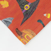 Eric Carle | Caterpillar Halloween Patroon Fleece Deken (Hoek)