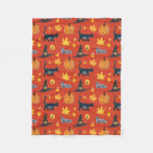 Eric Carle | Caterpillar Halloween Patroon Fleece Deken (Voorkant)