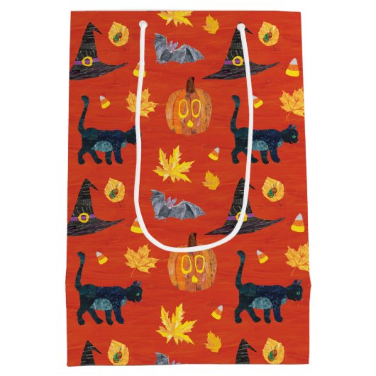 Eric Carle | Caterpillar Halloween Patroon Medium Cadeauzakje (Achterkant)
