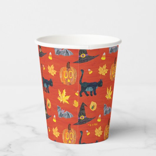 Eric Carle | Caterpillar Halloween Patroon Papieren Bekers (Rechts)
