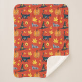 Eric Carle | Caterpillar Halloween Patroon Sherpa Deken (Voorkant)