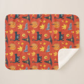 Eric Carle | Caterpillar Halloween Patroon Sherpa Deken (Voorkant (horizontaal))