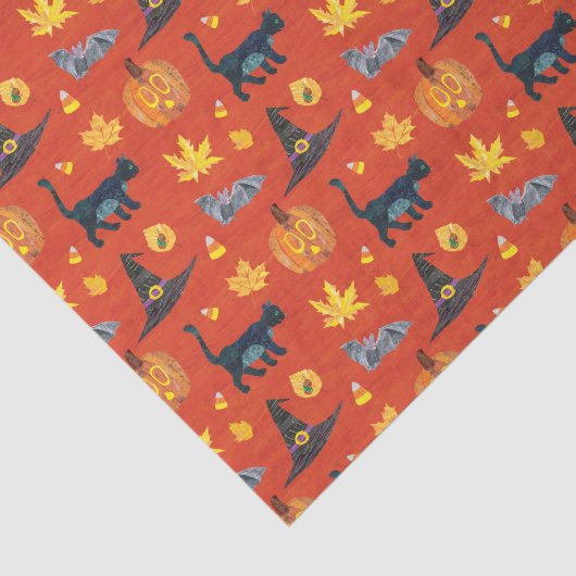 Eric Carle | Caterpillar Halloween Patroon Tissuepapier (Detail)