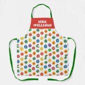 Eric Carle | Caterpillar Kerstmis | personaliseren Schort (Voorkant)