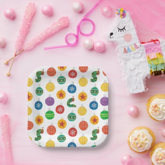 Eric Carle | Caterpillar kerstpatroon Papieren Bordje (Feest)