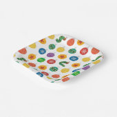 Eric Carle | Caterpillar kerstpatroon Papieren Bordje (Gebogen)