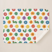 Eric Carle | Caterpillar kerstpatroon Sherpa Deken (Voorkant (horizontaal))