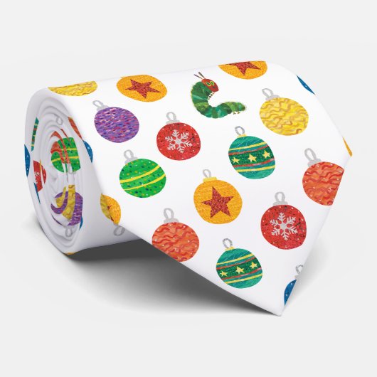 Eric Carle | Caterpillar kerstpatroon Stropdas (Opgerold)