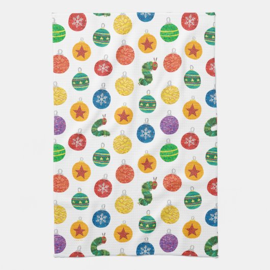 Eric Carle | Caterpillar kerstpatroon Theedoek (Verticaal)