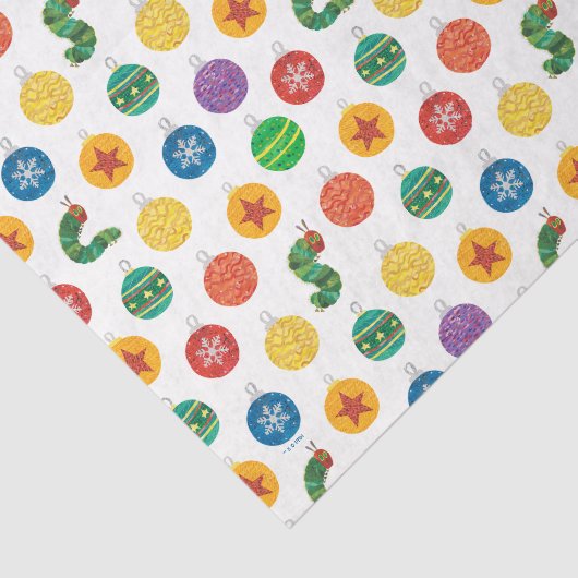 Eric Carle | Caterpillar kerstpatroon Tissuepapier (Detail)