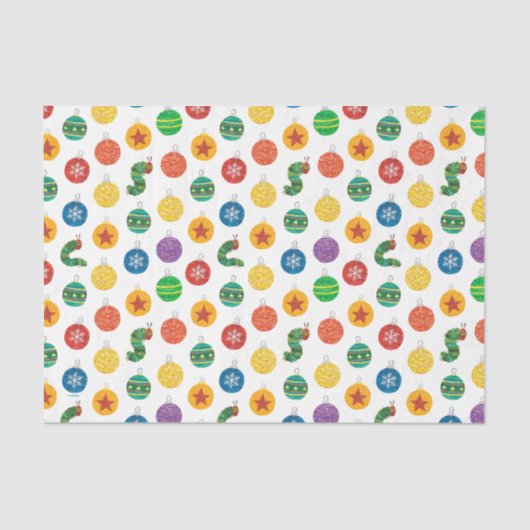 Eric Carle | Caterpillar kerstpatroon Tissuepapier (Voorkant)