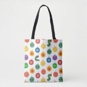 Eric Carle | Caterpillar kerstpatroon Tote Bag (Voorkant)