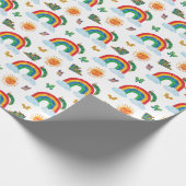 Eric Carle | Caterpillar naar Rainbow Butterfly Cadeaupapier (Hoek)