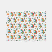 Eric Carle | Caterpillar naar Rainbow Butterfly Fleece Deken (Voorkant (Horizontaal))