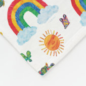 Eric Carle | Caterpillar naar Rainbow Butterfly Fleece Deken (Hoek)