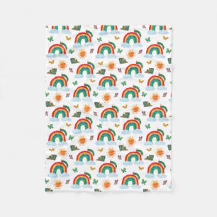 Eric Carle Caterpillar naar Rainbow Butterfly Fleece Deken