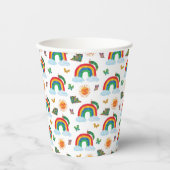 Eric Carle | Caterpillar naar Rainbow Butterfly Papieren Bekers (Voorkant)