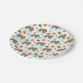 Eric Carle | Caterpillar naar Rainbow Butterfly Papieren Bordje (Gekanteld)