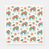 Eric Carle | Caterpillar naar Rainbow Butterfly Servet (Voorkant)