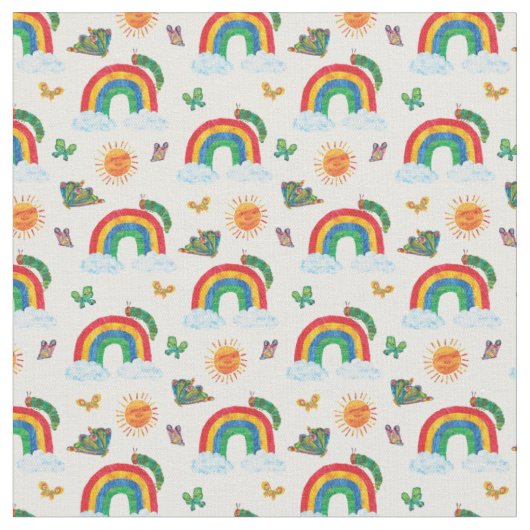 Eric Carle | Caterpillar naar Rainbow Butterfly Stof (Close Up)