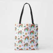 Eric Carle | Caterpillar naar Rainbow Butterfly Tote Bag (Voorkant)