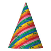 Eric Carle | Caterpillar regenboog streep patroon Feesthoedjes (Links)