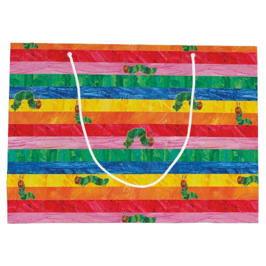 Eric Carle | Caterpillar regenboog streep patroon Groot Cadeauzakje (Achterkant)