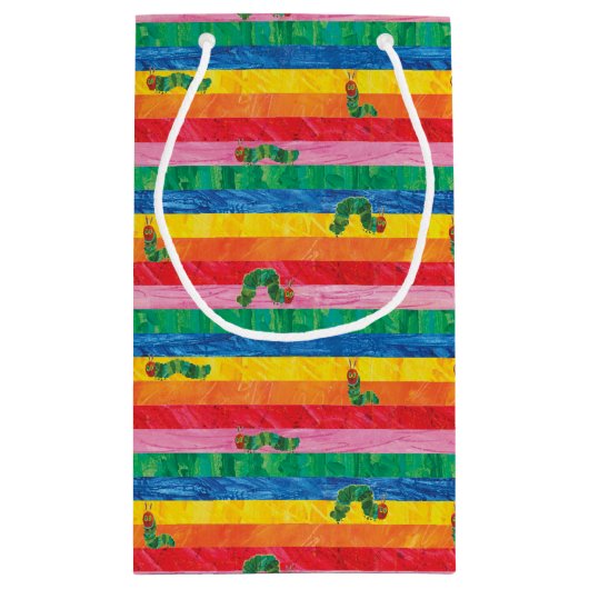 Eric Carle | Caterpillar regenboog streep patroon Klein Cadeauzakje (Achterkant)