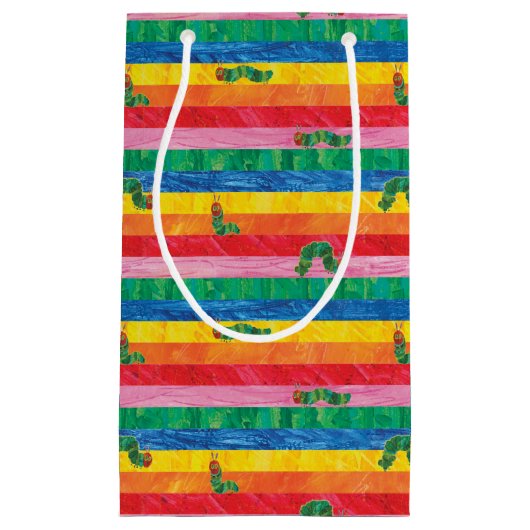 Eric Carle | Caterpillar regenboog streep patroon Klein Cadeauzakje (Voorkant)