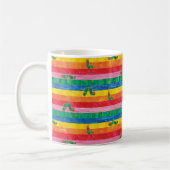 Eric Carle | Caterpillar regenboog streep patroon Koffiemok (Links)