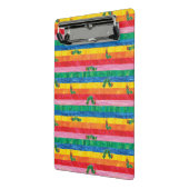 Eric Carle | Caterpillar regenboog streep patroon Mini Klembord (Angled2)