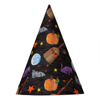 Eric Carle | Caterpillar zwart Halloween patroon Feesthoedjes