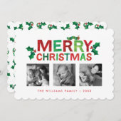 Eric Carle Christmas Caterpillar Feestdagenkaart (Voorkant / Achterkant)