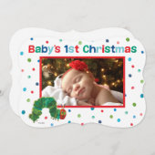 Eric Carle Christmas Caterpillar Feestdagenkaart (Voorkant / Achterkant)