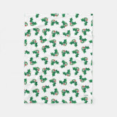 Eric Carle Christmas Caterpillar Fleece Deken (Voorkant)