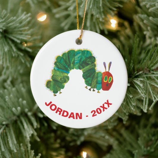 Eric Carle Christmas Caterpillar Keramisch Ornament (Boom)