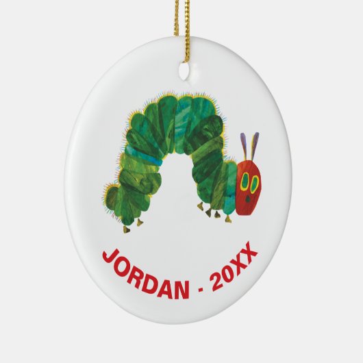 Eric Carle Christmas Caterpillar Keramisch Ornament (Rechts)