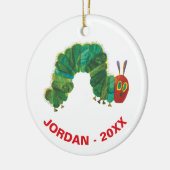 Eric Carle Christmas Caterpillar Keramisch Ornament (Links)
