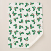 Eric Carle Christmas Caterpillar Sherpa Deken (Voorkant)