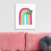 Eric Carle daar | Schoonheid is overal om ons heen Canvas Afdruk (Insitu (Woonkamer))