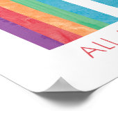 Eric Carle daar | Schoonheid is overal om ons heen Poster (Hoek)