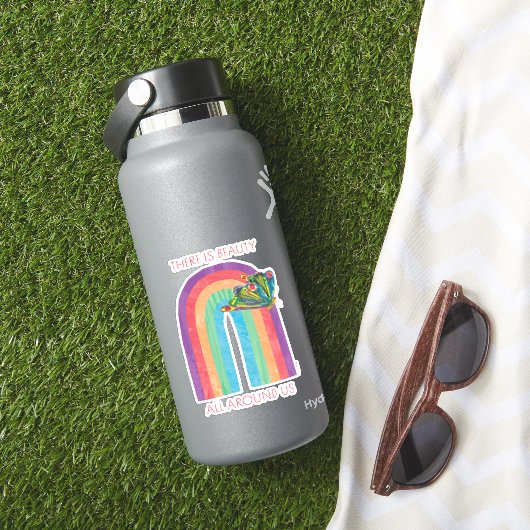 Eric Carle daar | Schoonheid is overal om ons heen Sticker (HydroFlask Insitu)