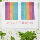 Eric Carle daar | Schoonheid is overal om ons heen Theedoek (Gevouwen)