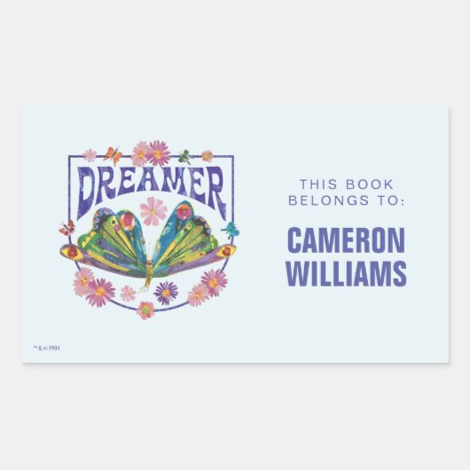 Eric Carle | Dreamer Rechthoekige Sticker (Voorkant)