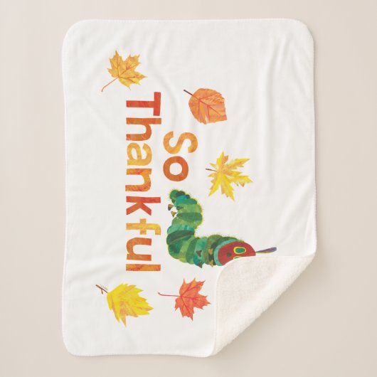 Eric Carle | Dus dankbare rups Sherpa Deken (Voorkant)