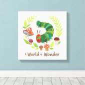Eric Carle | Een wereld van verwondering Canvas Afdruk (Insitu (Houten vloer))