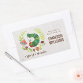 Eric Carle | Een wereld van verwondering Rechthoekige Sticker (Envelop)